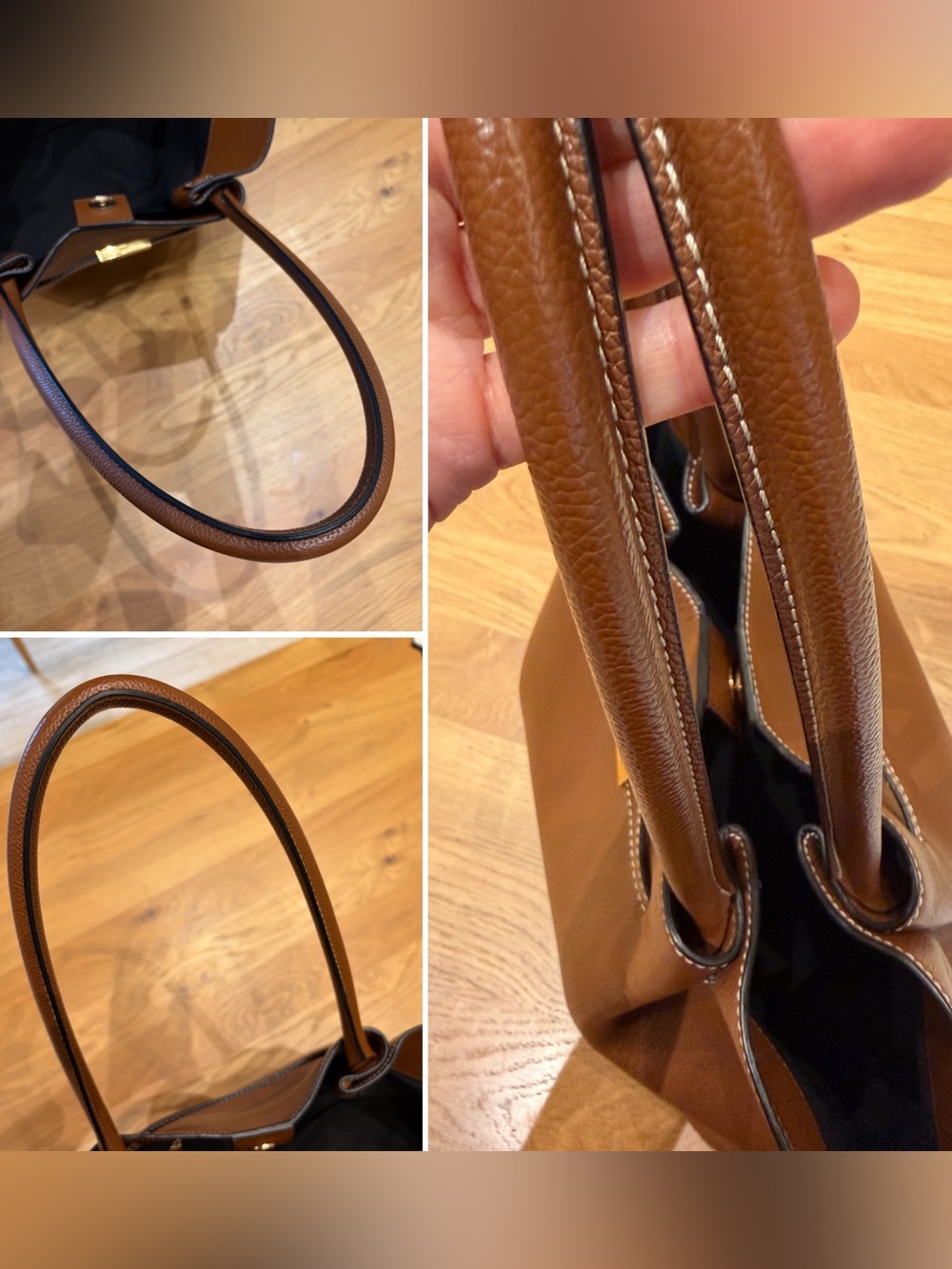 DeMellier 'The New York' Tote in Tan Grain Leather - Picture 14 of 15